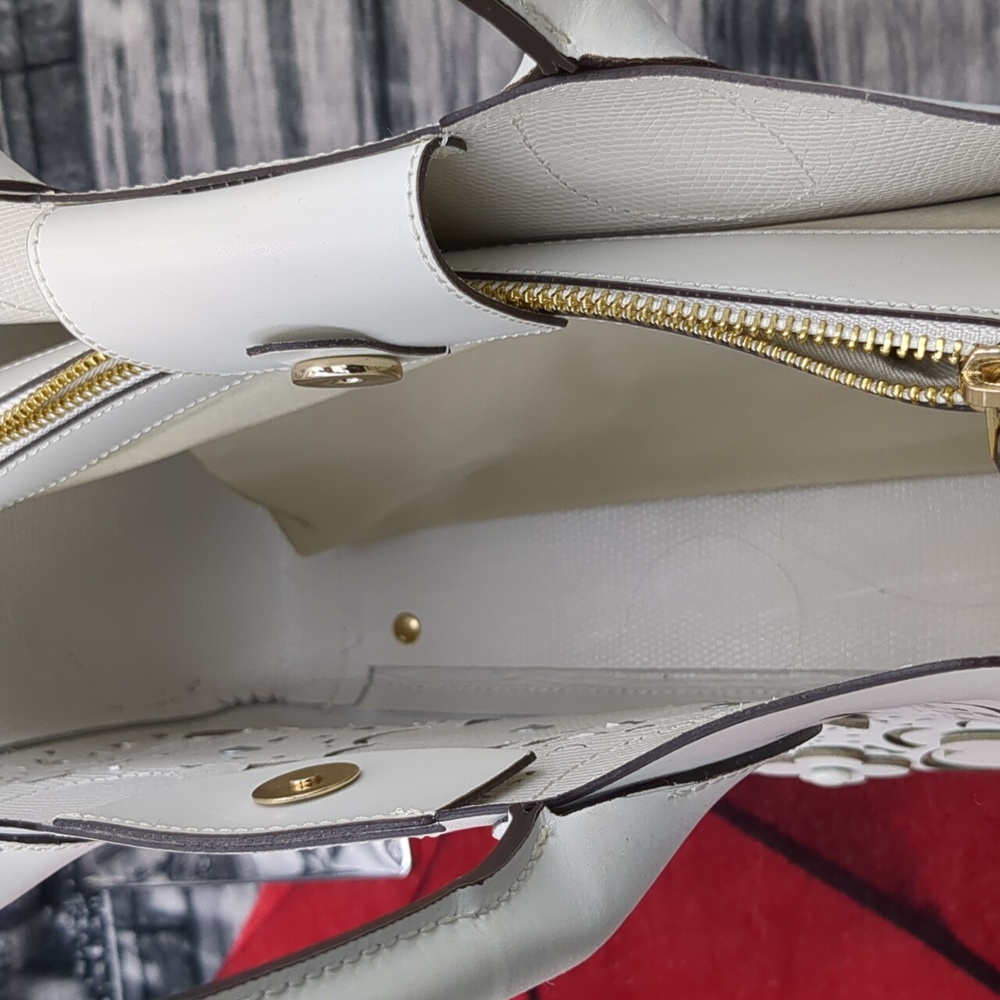 Gianni Notaro Floral Leather Bag - Picture 7 of 12